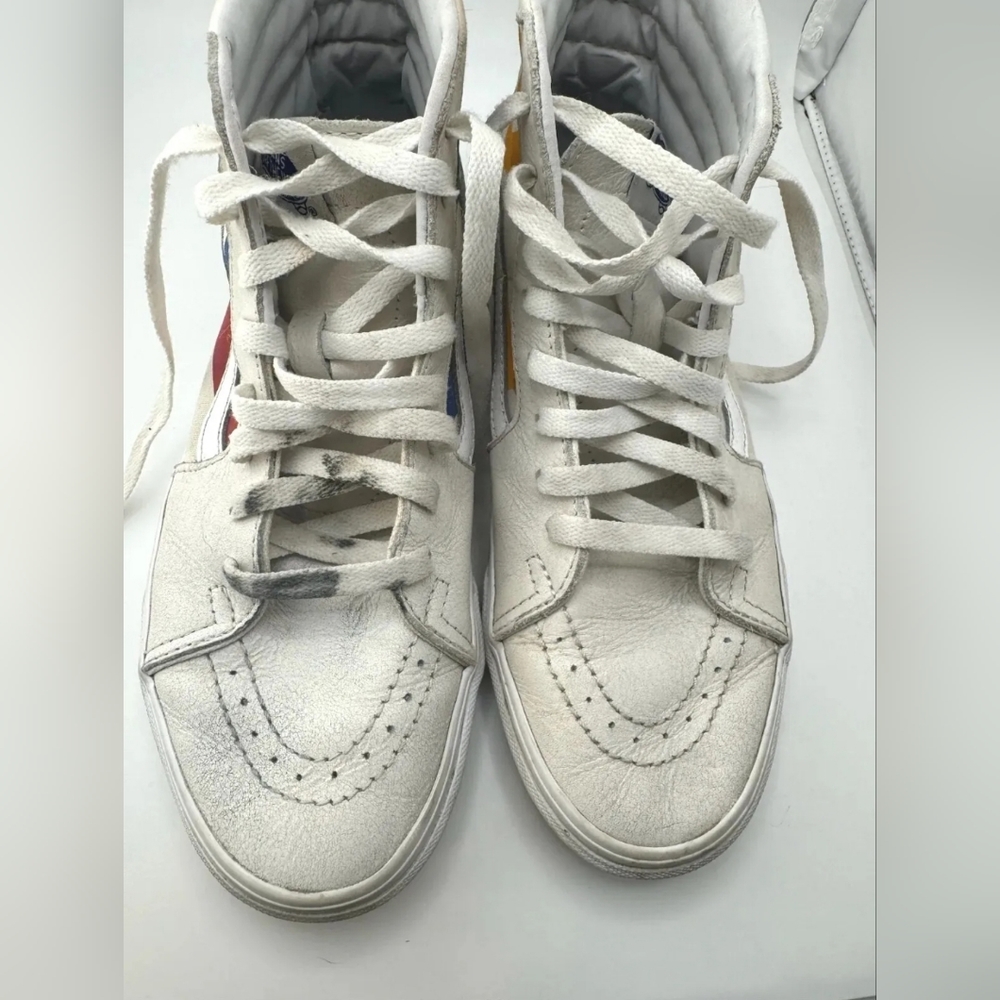 Vans Hi-Top Deck Club White Shoes - Skate - Size 7 M / 8.5 W - Picture 7 of 7